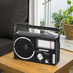 工場対外貿易国境を越えたレトロなbluetoothカードプレーヤー緊急太陽エネルギー全帯域ラジオ0372S