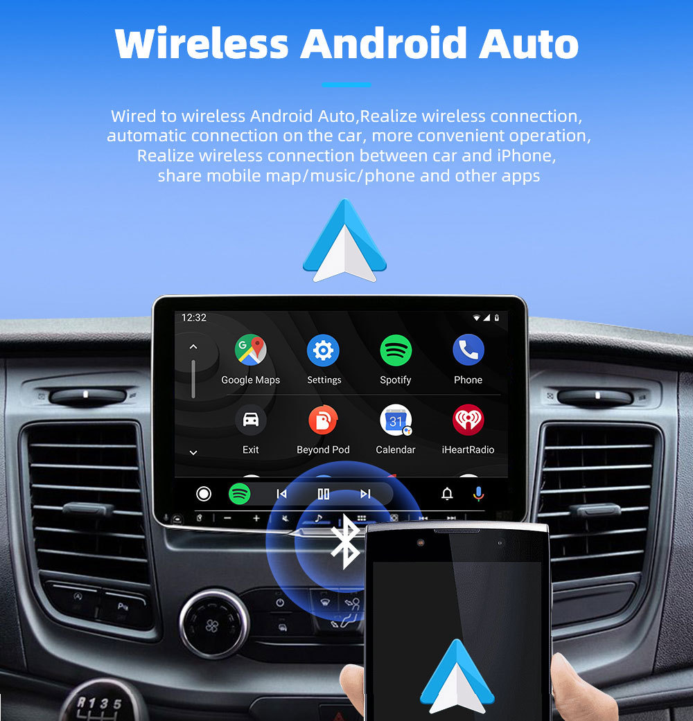 Hot-Selling 2-in-1 Wireless Carplay Box for Car-Machine Connectivity, Wired to Wireless Carplay Converter Box