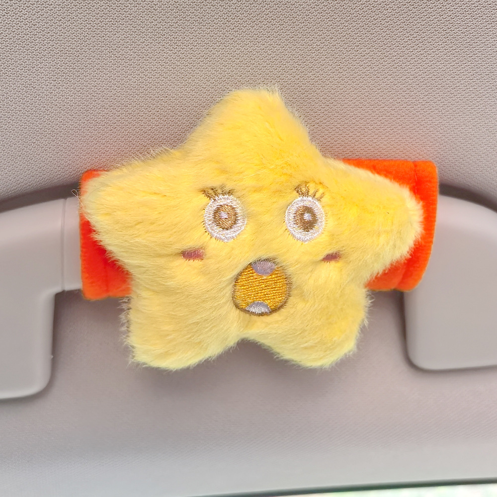 Creativa estrella monstruo mango de automóvil guante de freno de mano de automóvil general mango de puerta interior guante de techo
