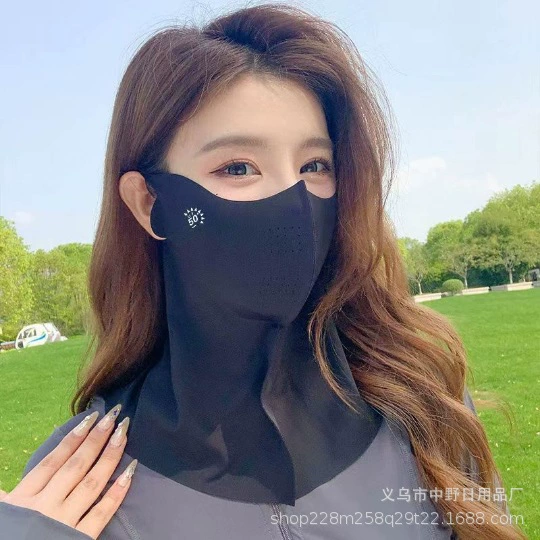 Новое лицо без следов солнцезащитная маска для шеи Летняя езда 3D дышащий анти-ультрафиолетовый оттенок защита глаз угловая маска