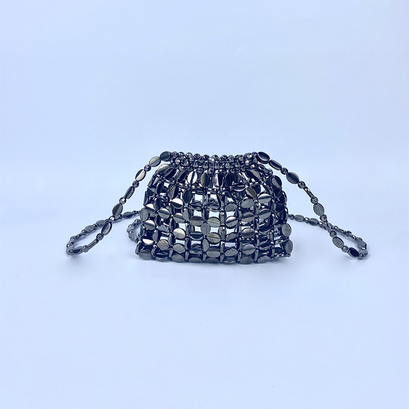 52g Weight Sequins Fashion Element Open Closure Type Single Shoulder Strap Strap Type Shoulder Bag Bags Type Holiday, Travel, Daily Occasion Acrylic Material Solid Color Pattern 2025 Spring and Summer Season Women's Gender Streetwear Style Dumpling Shape Shape Small Size Women's Small Arylic Solid Color Streetwear Sequins Dumpling Shape Open Shoulder Bag 9