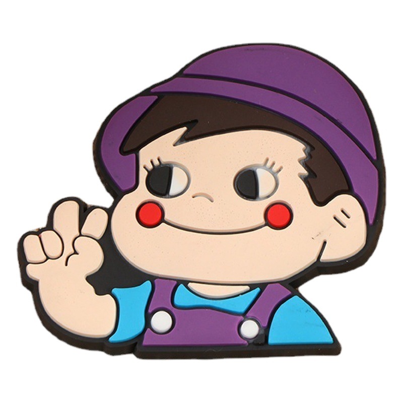 Manufacturer in stock PVC soft rubber cartoon doll patch pvc cartoon refrigerator magnet cartoon soft film sign