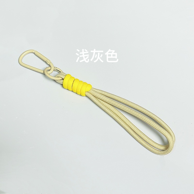 携帯電話のストラップのマカロンの色合わせのキーチェーンのキーチェーンは簡単で短いタイプのロープのキーチェーンのリングの装飾品の卸売りを掛けます。|undefined