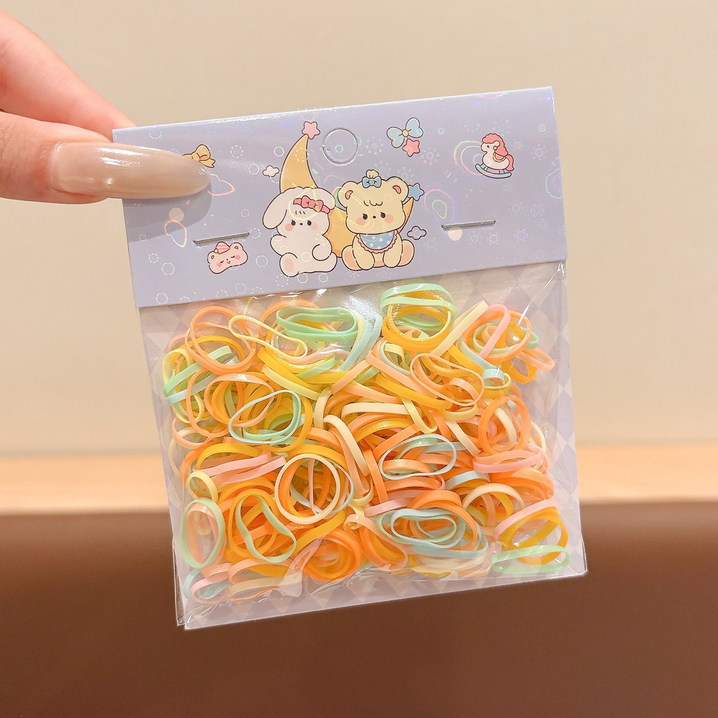 3# spring hair rope (about 200 pieces) diameter about 1.5cm, width about 0.2cm