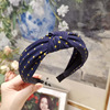Cloth, fashionable cute headband for face washing for elementary school students for adults, Korean style, new collection
