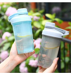500ml Shaker Cup Portable Protein Shake Cup Logo Milkshake Cup Sport Water Bottle