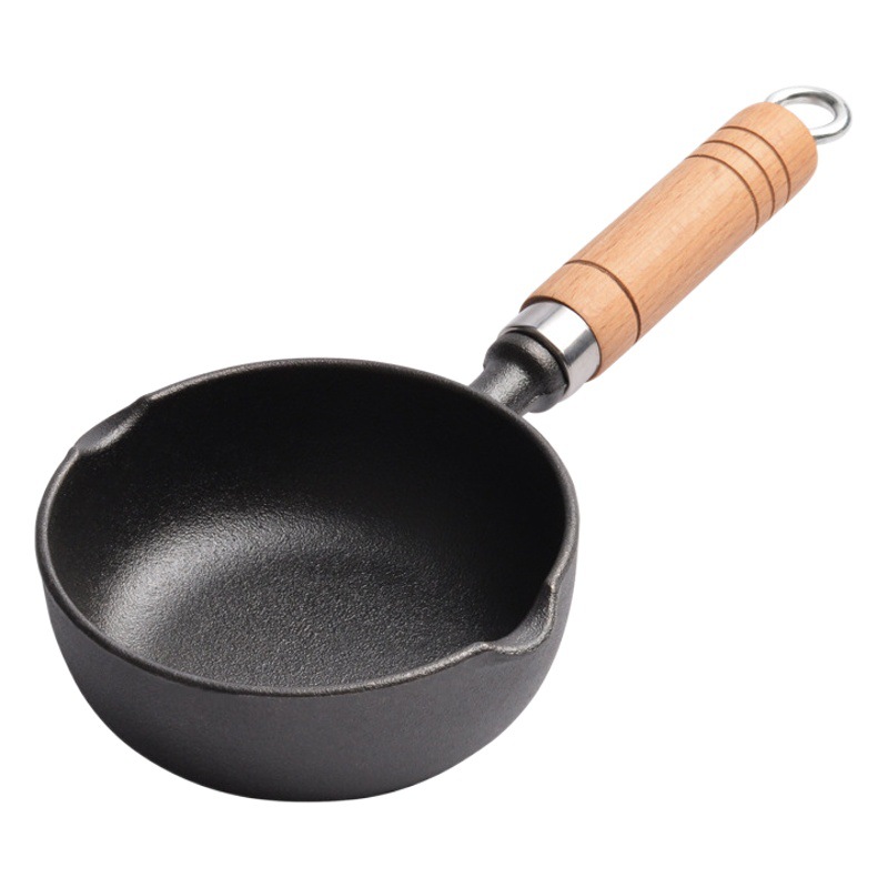 Xiaofei nuevo 13cm de hierro fundido profundización tortilla cacerola de aceite huevo dumpling haciendo artefacto hogar pan Universal