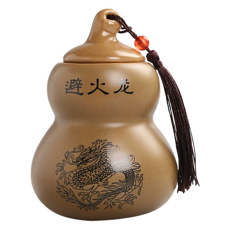 Аутентичная огнеупорная кухня из керамики в земле дракона на северо-западном углу, чтобы растворить огонь Тяньган мужской мастер горшок из тыквы