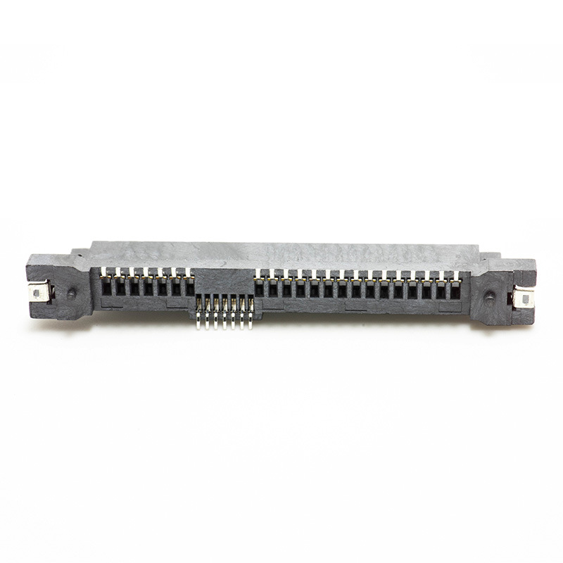 Direct Supply Manufacturer of Lianlianda Black SAS29P Female Connector 180° (Dual Post) Upright SMT SATA Connector