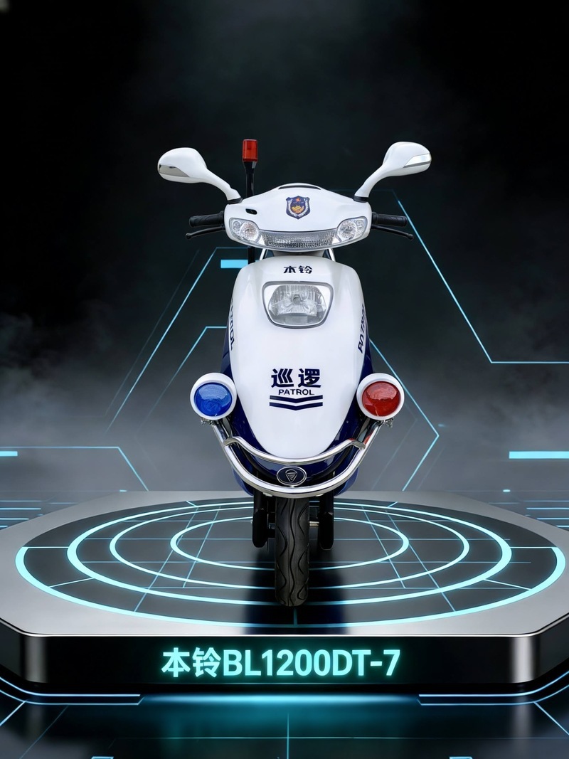 72v Electric Two-wheeled Patrol Car 2-wheeled Security Patrol Electric Motorcycle (72v Ruijie Extension)