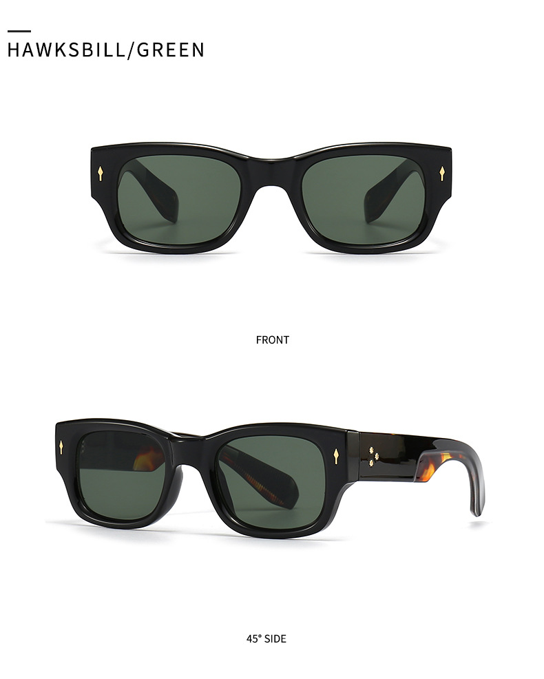 50g Weight Full Frame Glasses Structure Sunglasses Classification PC, UV400 Protection Lens Material Square Glasses Style Casual, Outdoor, Daily Occasion Geometric Pattern Unisex Gender Vintage Style, Classic Style Style Vintage Style Classic Style Geometric PC UV400 Protection Square Full Frame Women's Sunglasses 10