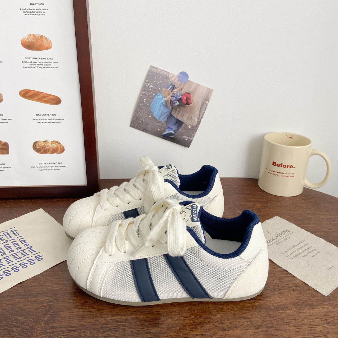 2026 primavera y verano nuevo ins popular coreano zapatos deportivos casuales pequeños zapatos blancos feos bonitos zapatos de suela gruesa cabeza de concha de mujer