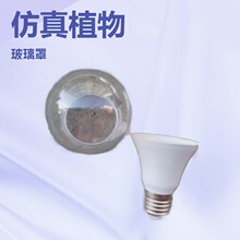 供应A80led球泡外壳套件 灯泡灯罩植物灯外壳套件透明圆罩HY-9605