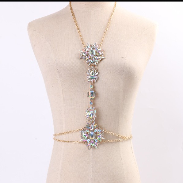 Collar de diamantes para mujer, moda europea