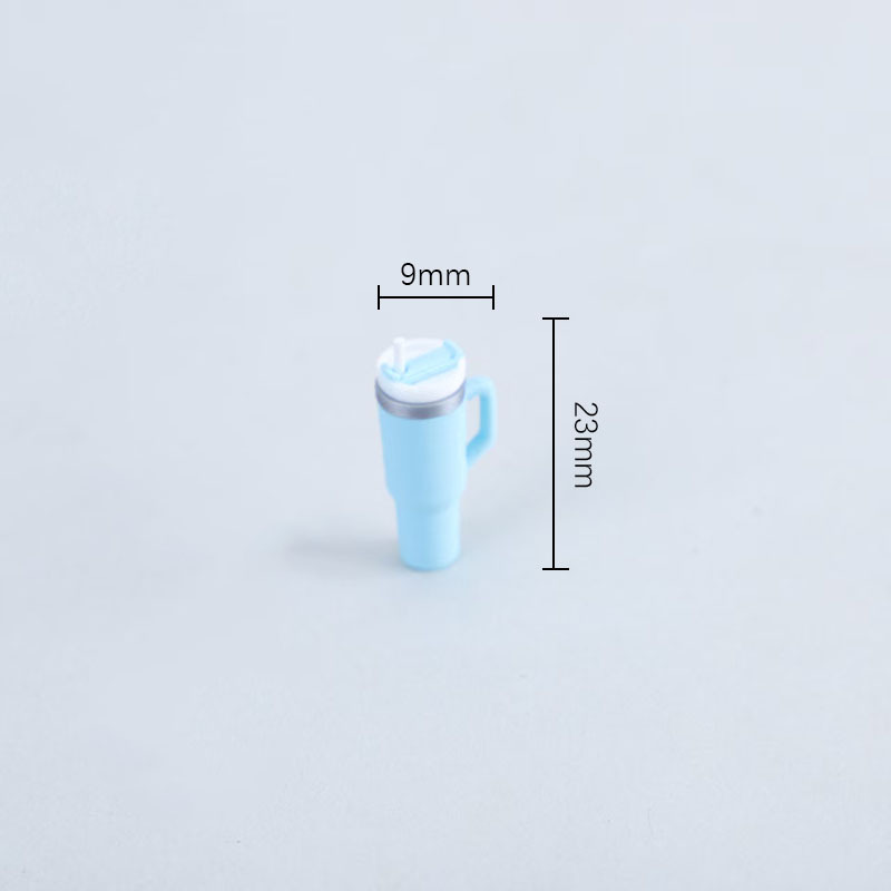 Dollhouse mini modelo de taza de agua simulación de paja diy miniature modelo de decoración de alimentos