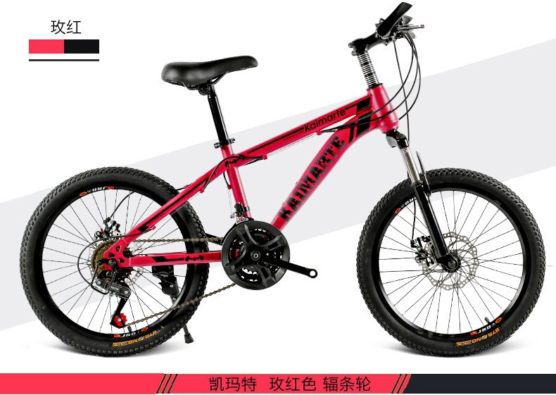 Fábrica al por mayor bicicleta de montaña 20 pulgadas freno de disco de velocidad variable niños y niñas estudiante niños regalo BMX