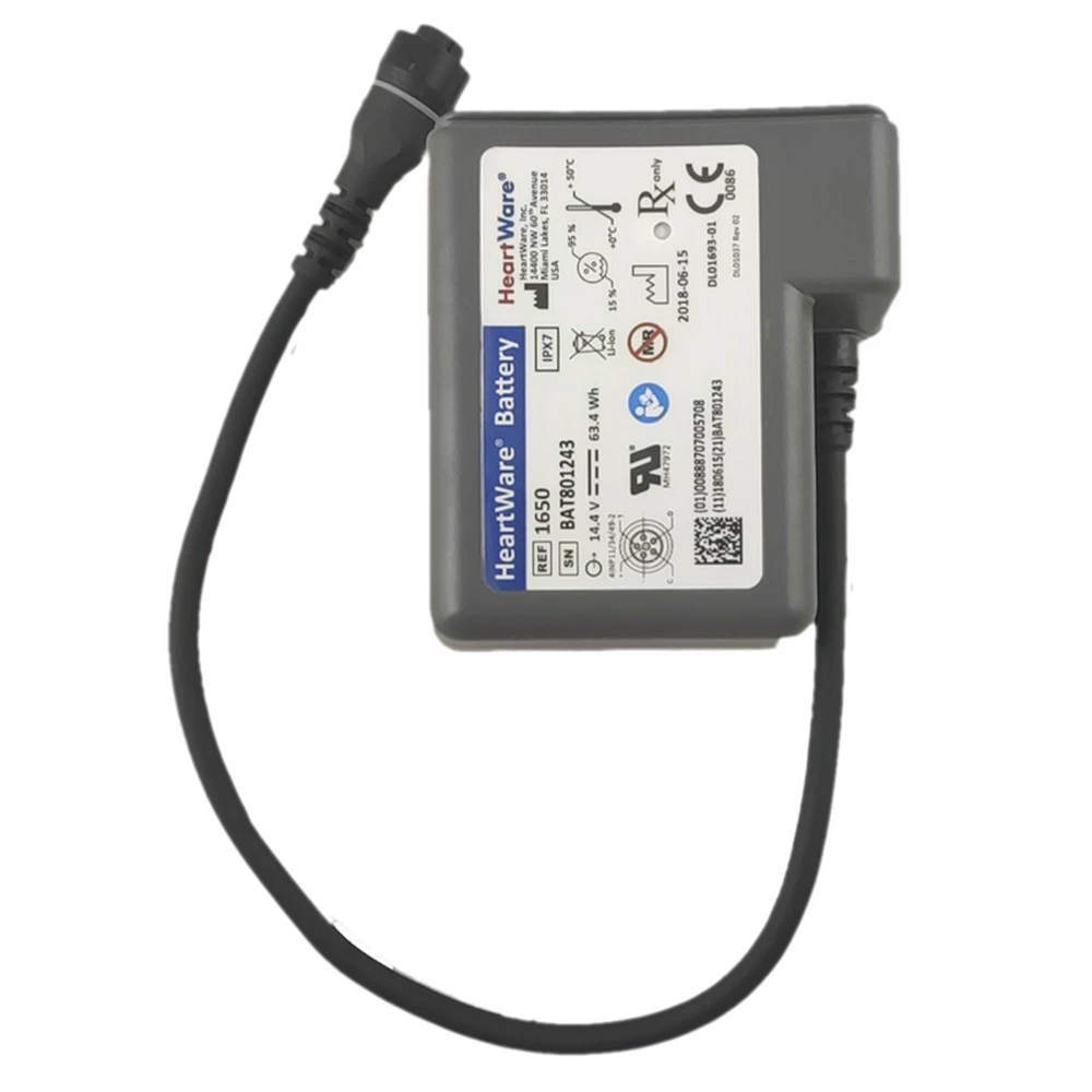原装 1650 HeartWare 心脏起搏器电池 14.4V Li-ion battery
