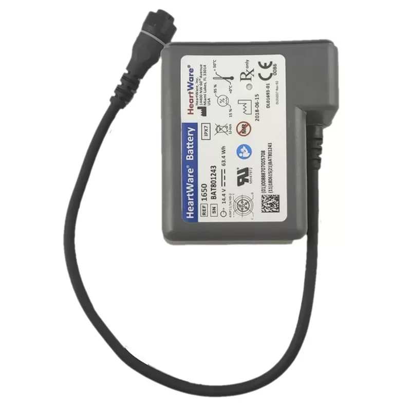 原装 1650 HeartWare 心脏起搏器电池 14.4V Li-ion battery