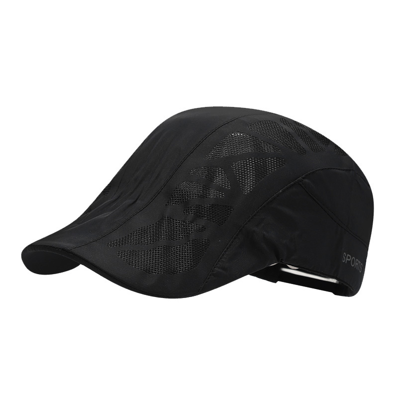 Europeo y americano nuevo pico de pato de secado rápido sombrero hombres y mujeres viajes al aire libre transpirable protección solar sombrero casual boina delantera image 7
