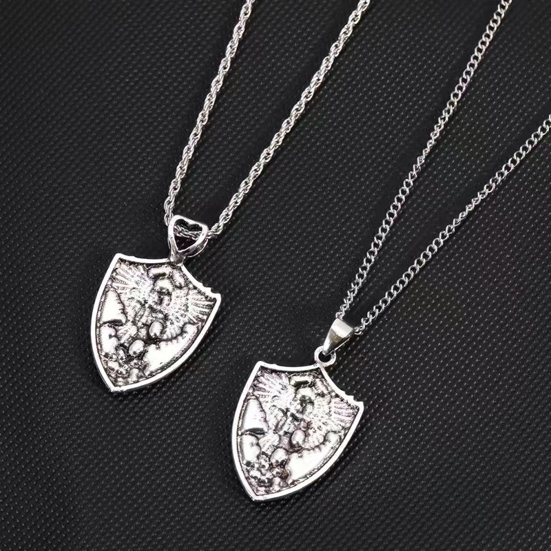 Shield Pendant Necklace Image 3