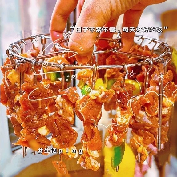 Воздушная фритюрница Домашняя печь подвесной шкаф 304 из нержавеющей стали без переворачивателя вертикальная стойка для барбекю