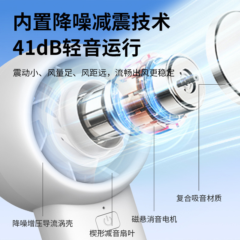跨境新款迷你手持口袋风扇 usb充电大风力小型便携高速手持小风扇|undefined