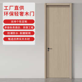 利鸿德鑫碳晶实木门复合门出租房写字楼学校用门隔音酒店民宿门