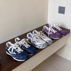 韩版复古撞色德训鞋女2025年新款时尚百搭网面透气运动休闲阿甘鞋