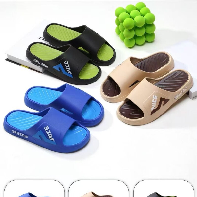 25 new factory price direct batch men's slippers summer non-slip home wear fashion thick bottom wear-resistant comfortable sports version men's slippers