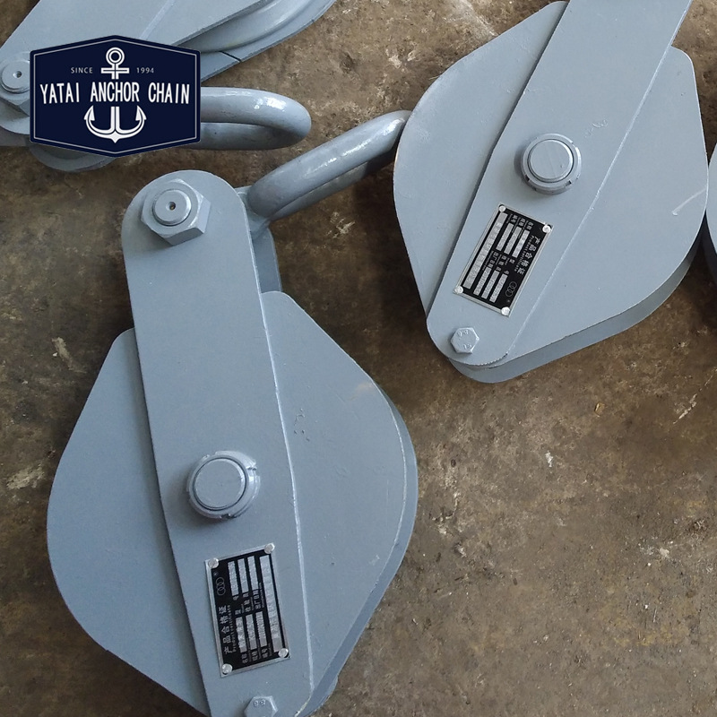 Fabricante de cadena de anclaje de Asia-Pacífico para suministrar piezas de montaje de buque para poleas de cable marinas
