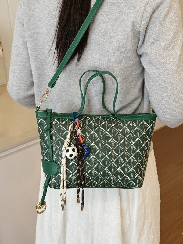 Bolsa de gran capacidad, nueva moda de viaje casual, bolso de hombro simple, moda europea y americana, bolso universal retro para mujeres.