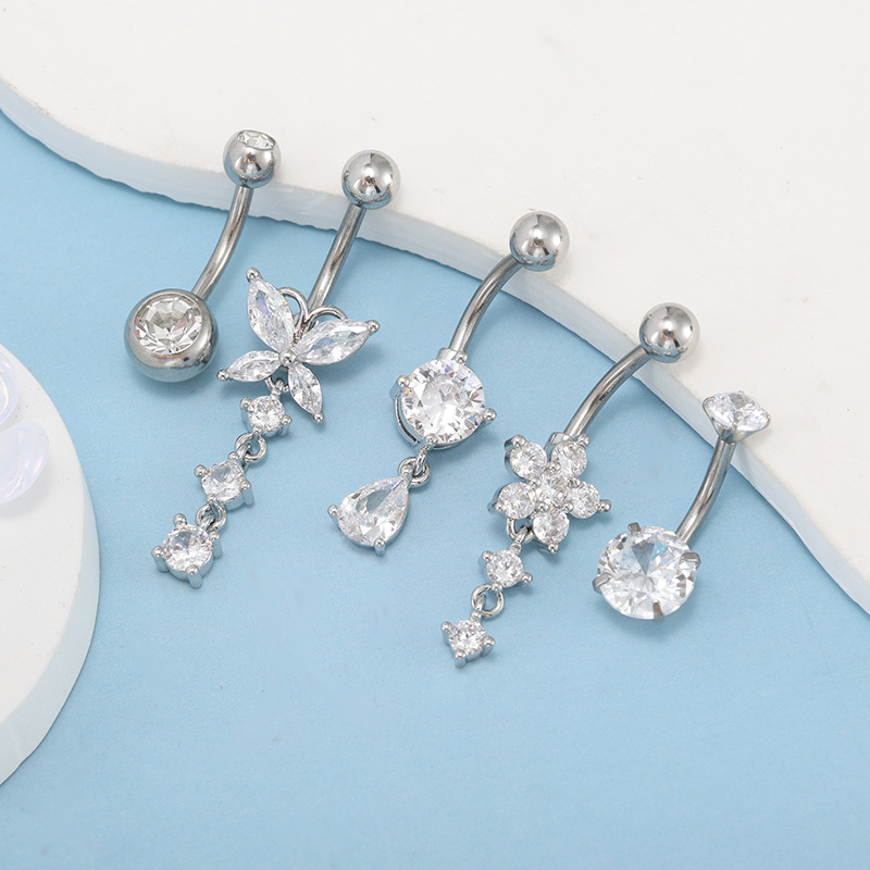 Labret piercing jewelry detail image