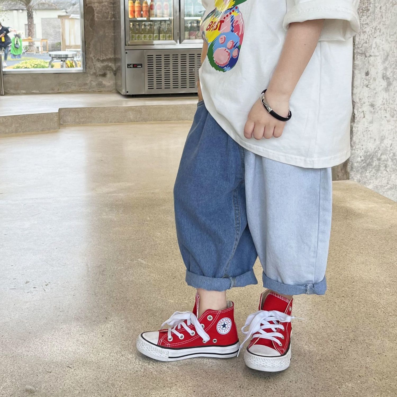 Pantalones de moda, pantalones de primavera para niños, pantalones de jeans para niños, pantalones casuales para niños pequeños y medianos. image 4