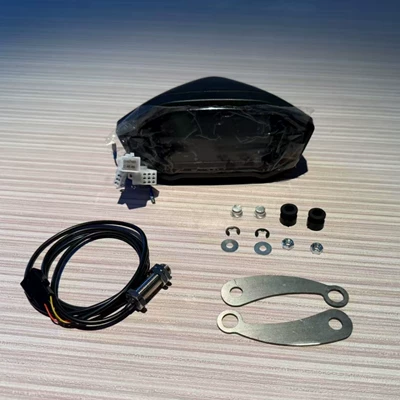 Motosiklet LCD Alət ABS Universal Aksesuarları Elektron Odomert