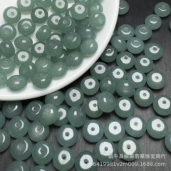 高氷翡翠藍水色8mmそろばん玉卸売りdiy玉アクセサリーブレスレットネックレス散珠玉ビーズビーズビーズ