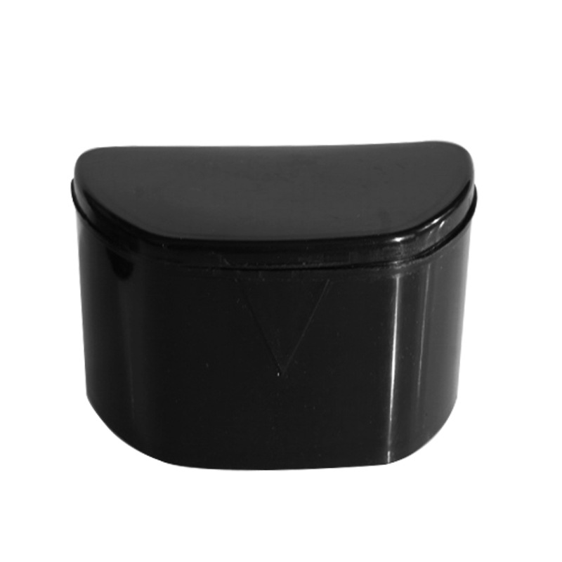 Caja de dientes de color dental, caja de almacenamiento de dientes trapezoidal, caja de retenedor, caja de dentadura, caja de dentadura, caja de frenillos, caja de almacenamiento