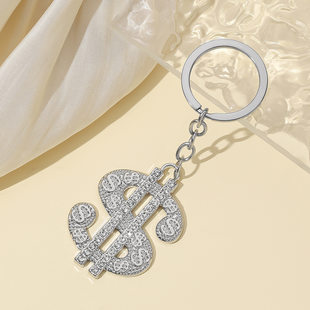 Big golden keychain, pendant, accessory, European style