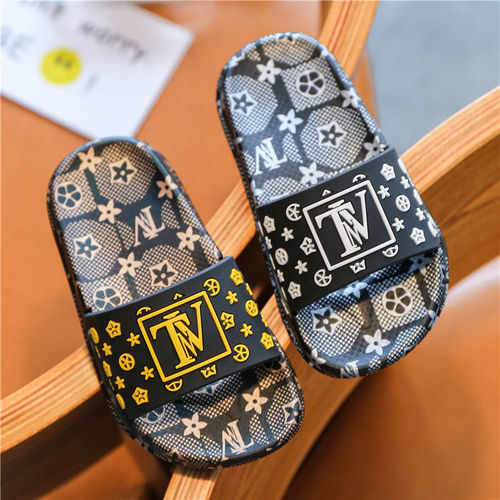 Girls' slippers summer cute little princess non-slip soft bottom children's fashionable outer wear parent-child children's slippers