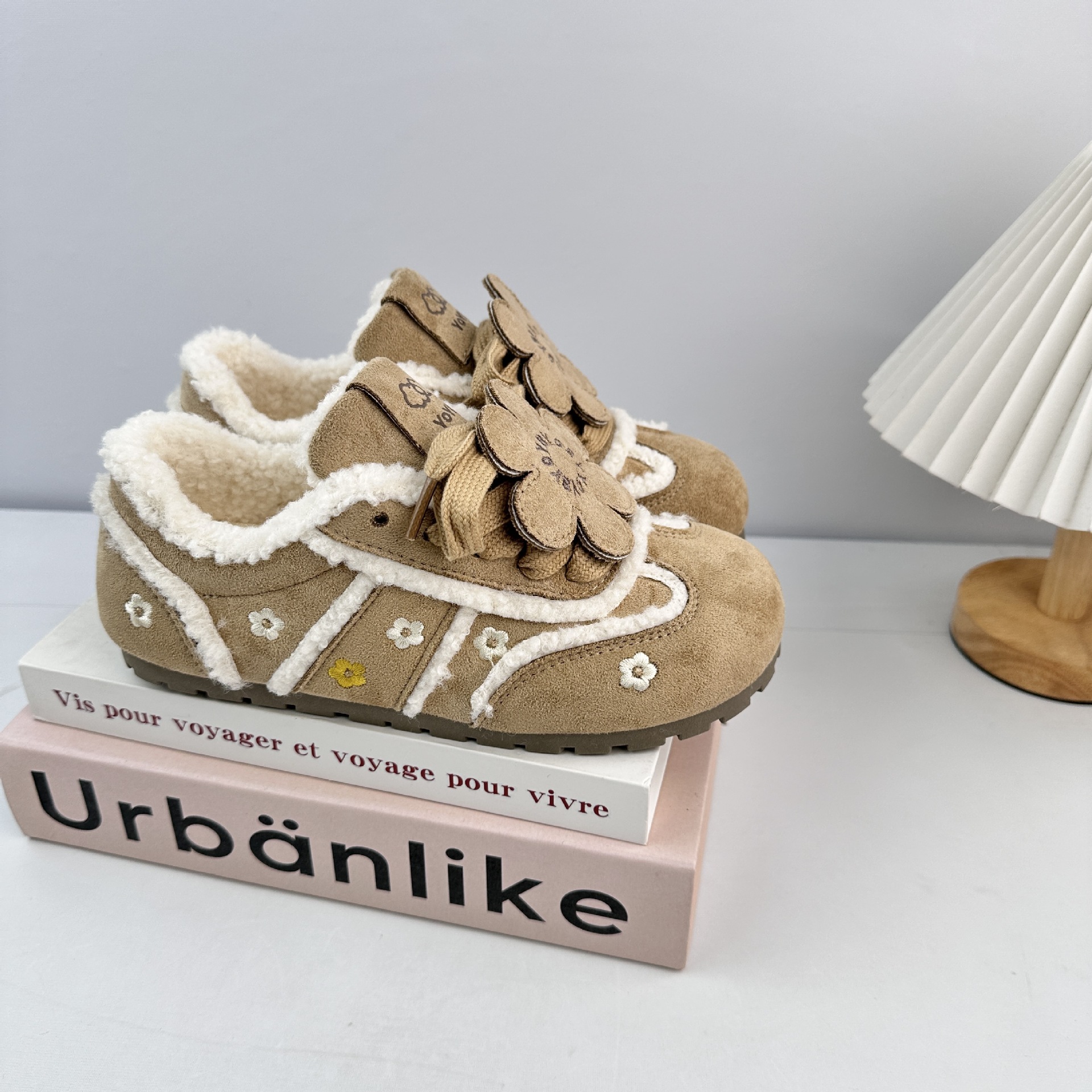 Farwave Ballet 2025 estilo de invierno de moda del campus zapatos de algodón caliente 2719M