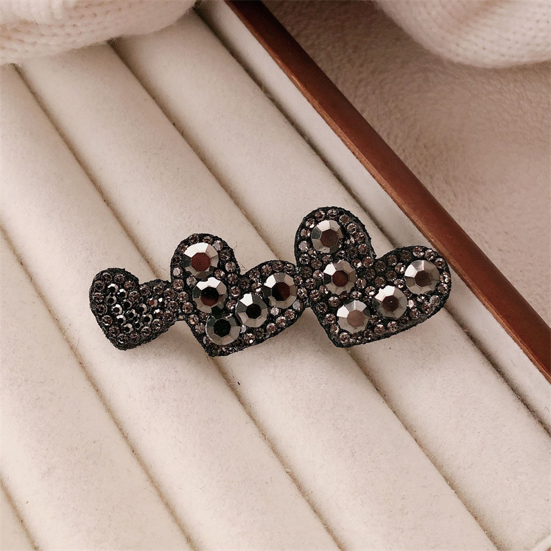 Diámetro completo amor clip de cabello de cabeza de mujer clip de cabello de borde de moda de alta gama clip de frangeo lateral clip de cabello al por mayor