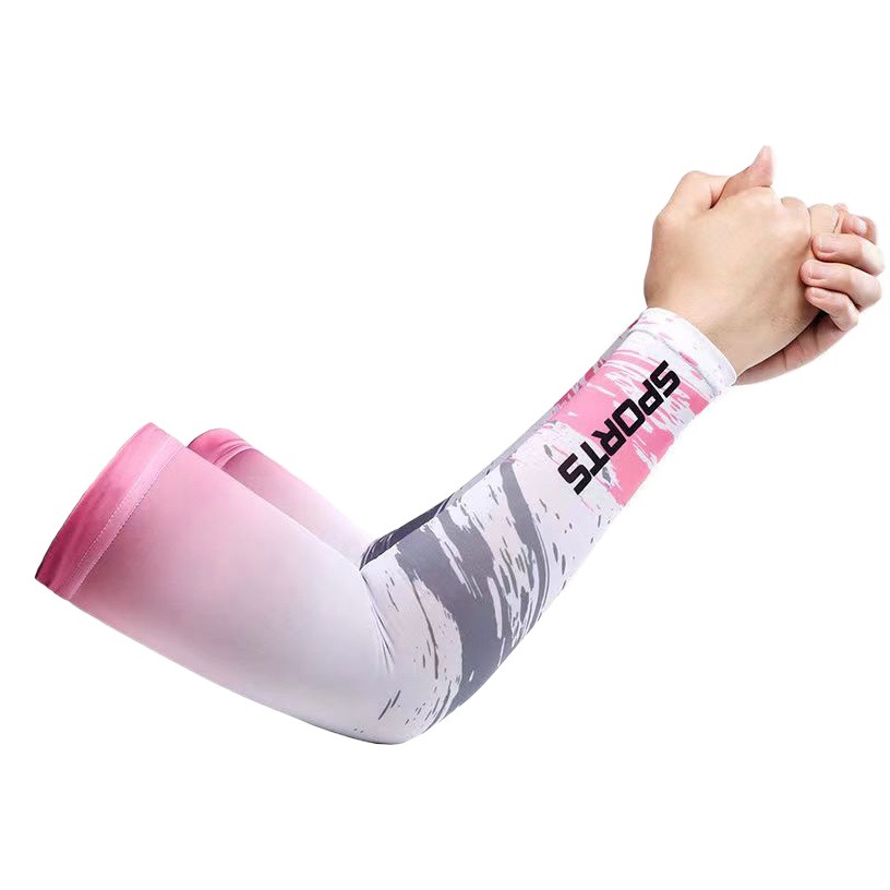 Summer Ice Silk sunscreen sleeves for men and women driving and riding UV protection gloves breathable outdoor sports arm sleeves