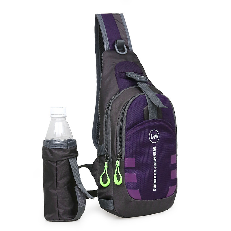  Bolso cruzado deportivo para hombre, riñonera ligera y resistente, unisex para viajes