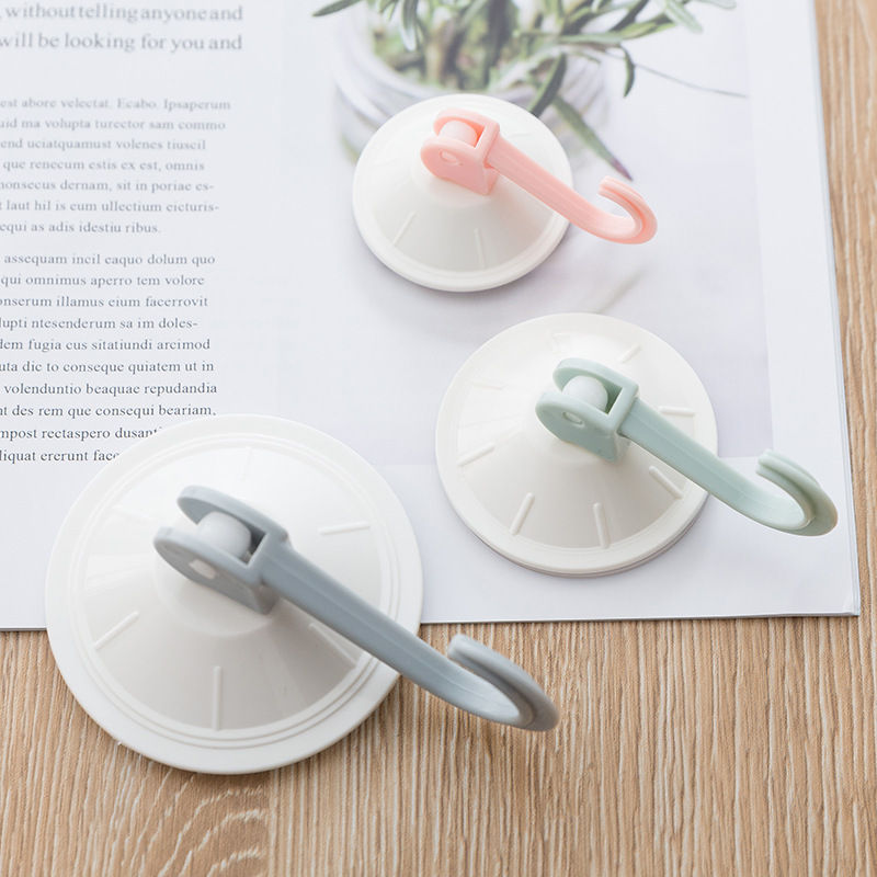 Fashion plastic medium suction cup hook kitchen and bathroom tile seamless suction hook bathroom glass strong clothes hook 2 pack Fashion plastic medium suction cup hook kitchen and bathroom tile seamless suction hook bathroom glass strong clothes hook 2 pack