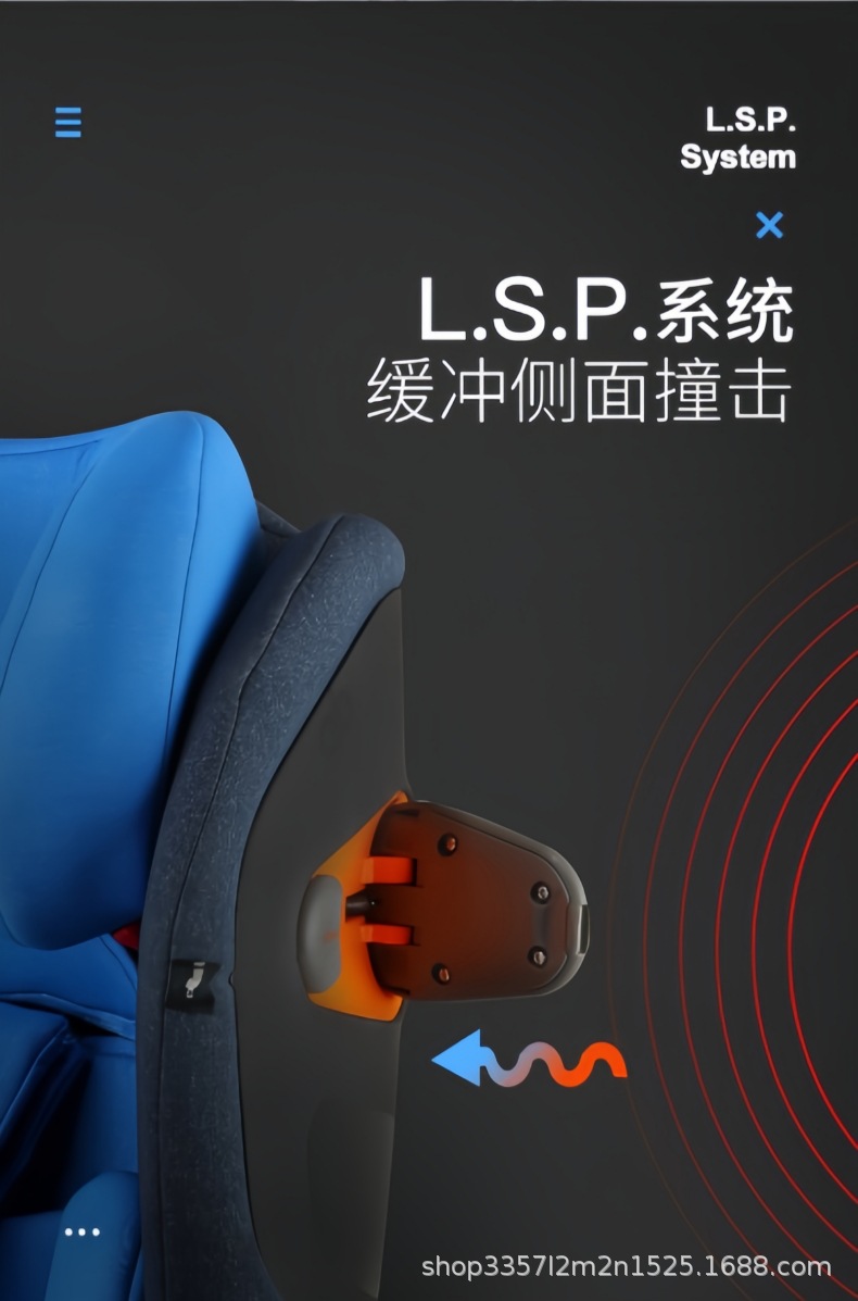 Gb Goodbaby Child Safety Seat for Car Use, Suitable for Babies, Can Be Used for Sitting and Reclining, Ventilated Model [Outer Packaging Has Slight Imperfections]