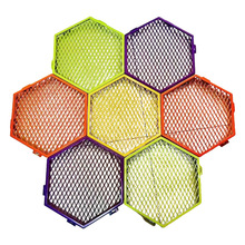 厂家定制铝制拉网板颜色任选吊顶围栏幕墙网格板拉网板铝单板