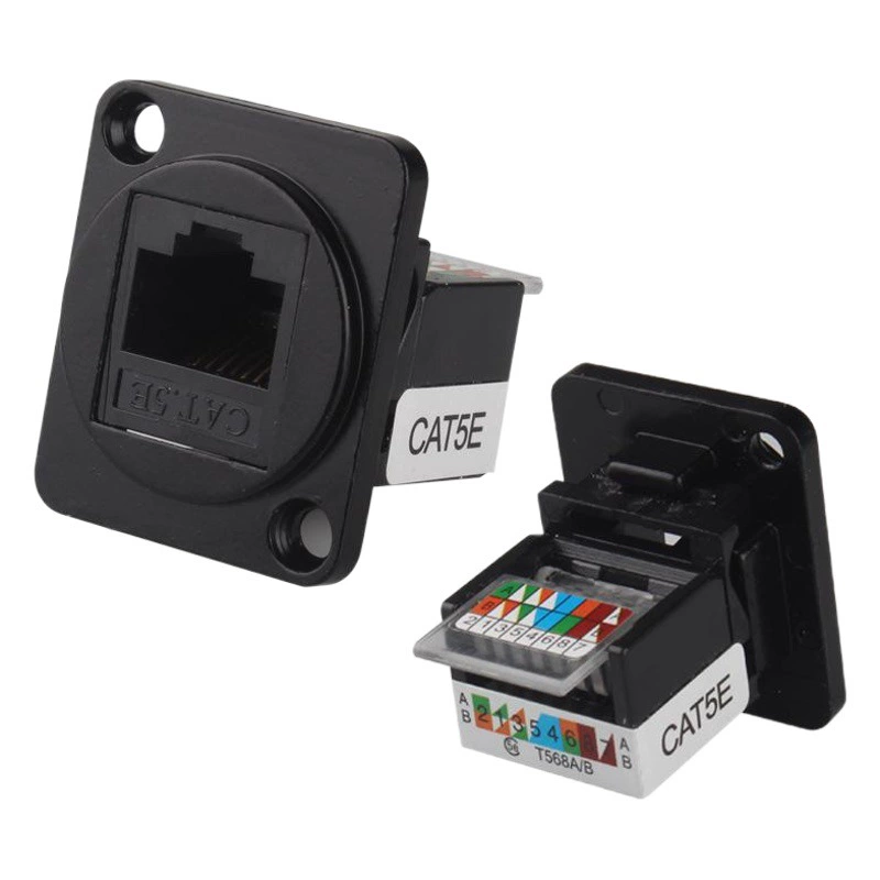 Модуль сетевой панели D-типа HDMI, категории 5e, 6, 7, 8, с USB-портом