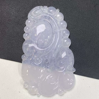 白冰龙牌翡翠吊坠 玉器A货缅甸天然翡翠吊坠饰品精品批发