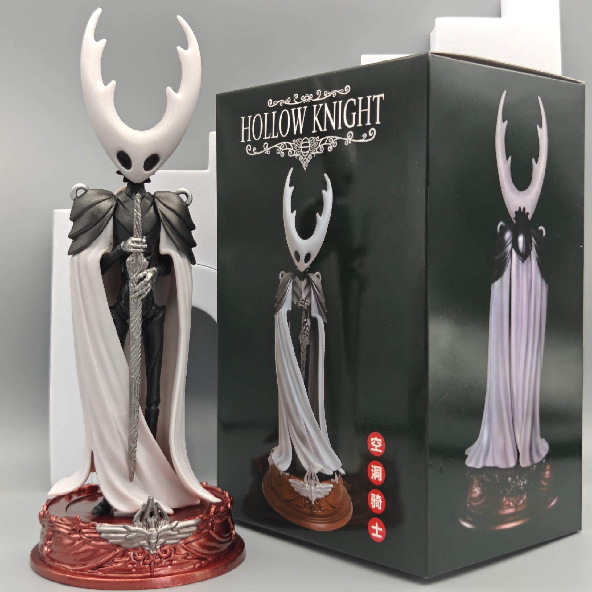 Hollow Knight 木製フィギュア Handcrafted Walnut Hollow Knight Figurine – Cute Hollow Knight