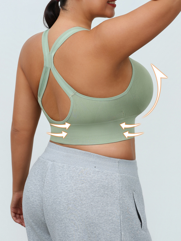 Cremallera delantera sujetador deportivo sin anillo de acero a prueba de terremotos se reúne para correr, yoga, chaleco de fitness, ropa interior para mujeres se puede usar fuera image 8