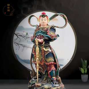 2.4m Ksitigarbha Bodhisattva Statue Guan Gong Weidu God Glass Fiber Station Statue New Hot-Selling Ornament New Product